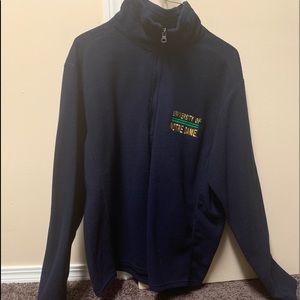 Navy notre dame quarter zip